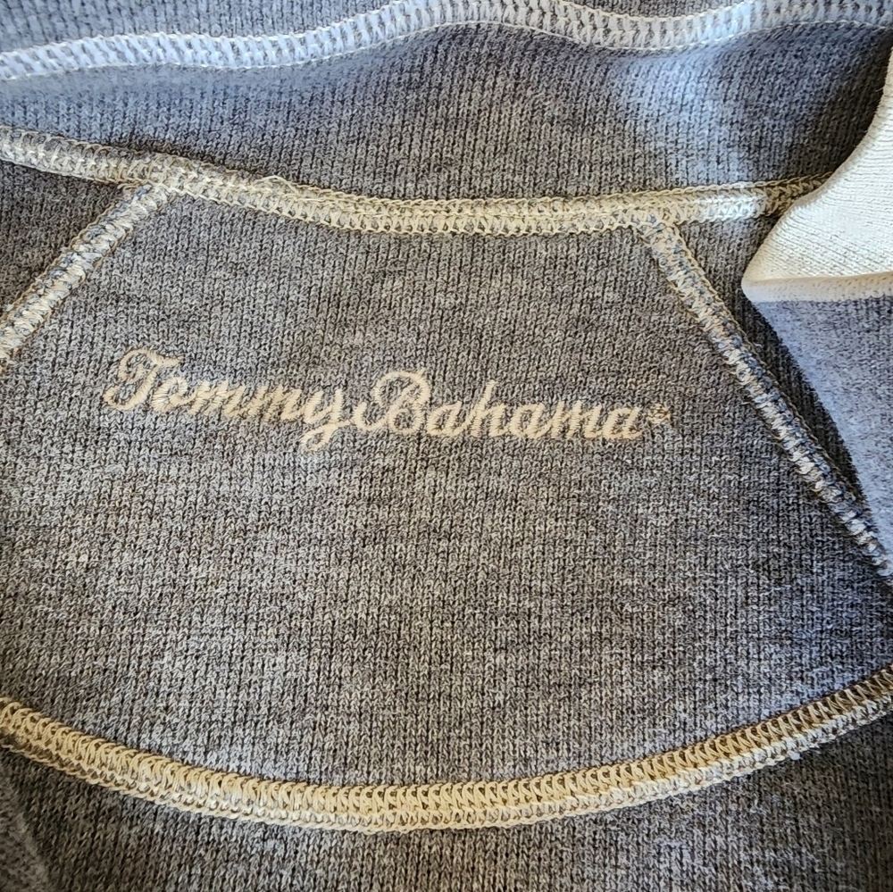 Tommy Bahama Men's Cream Quarter Zip Sweater Size 2XlL - Picture 3 of 7